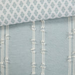 Full/Queen 3 Piece Cotton Jacquard Duvet Cover Set