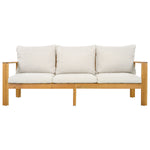 Outdoor 3pcs Acacia Sectional Patio Sofa Set