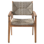 Durable Outdoor Dining Chair Set with Acacia Wood Frame and Wicker Seat