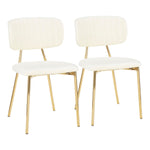 Bouton Contemporary/Glam Chair - Set of 2
