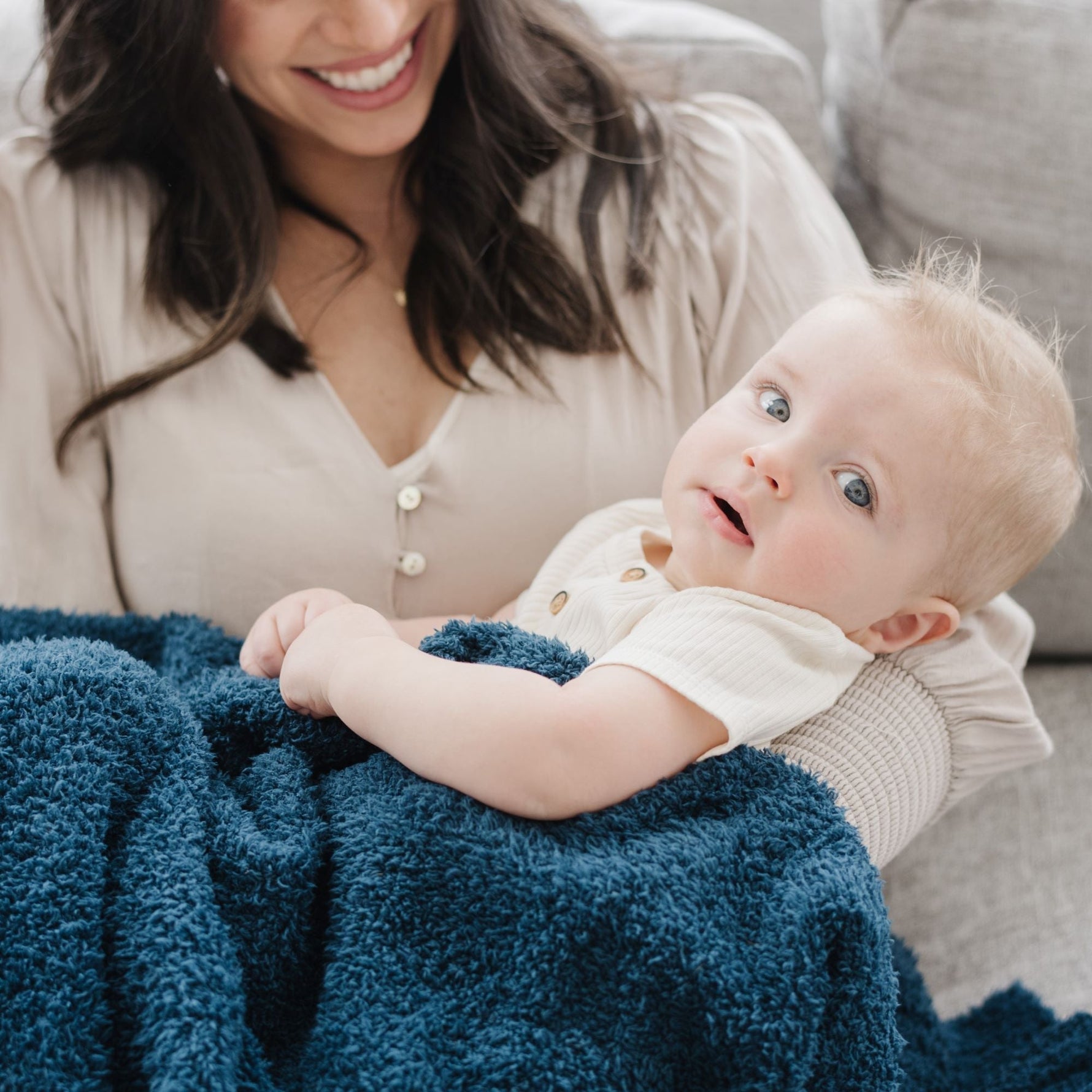Bamboni® Receiving Blanket 30" x 40" Bamboo Rayon Blend
