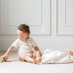 Bamboni® Receiving Blanket 30" x 40" Bamboo Rayon Blend