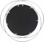 Basay Round Silver Gray Mirror