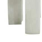 Outdoor MGO Round Top Side Table in Antique White
