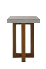 Keven Faux Concrete Top Table