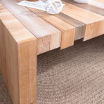 Modern Rustic Coffee Table – 48.2' Rectangular Center Table for Living Room