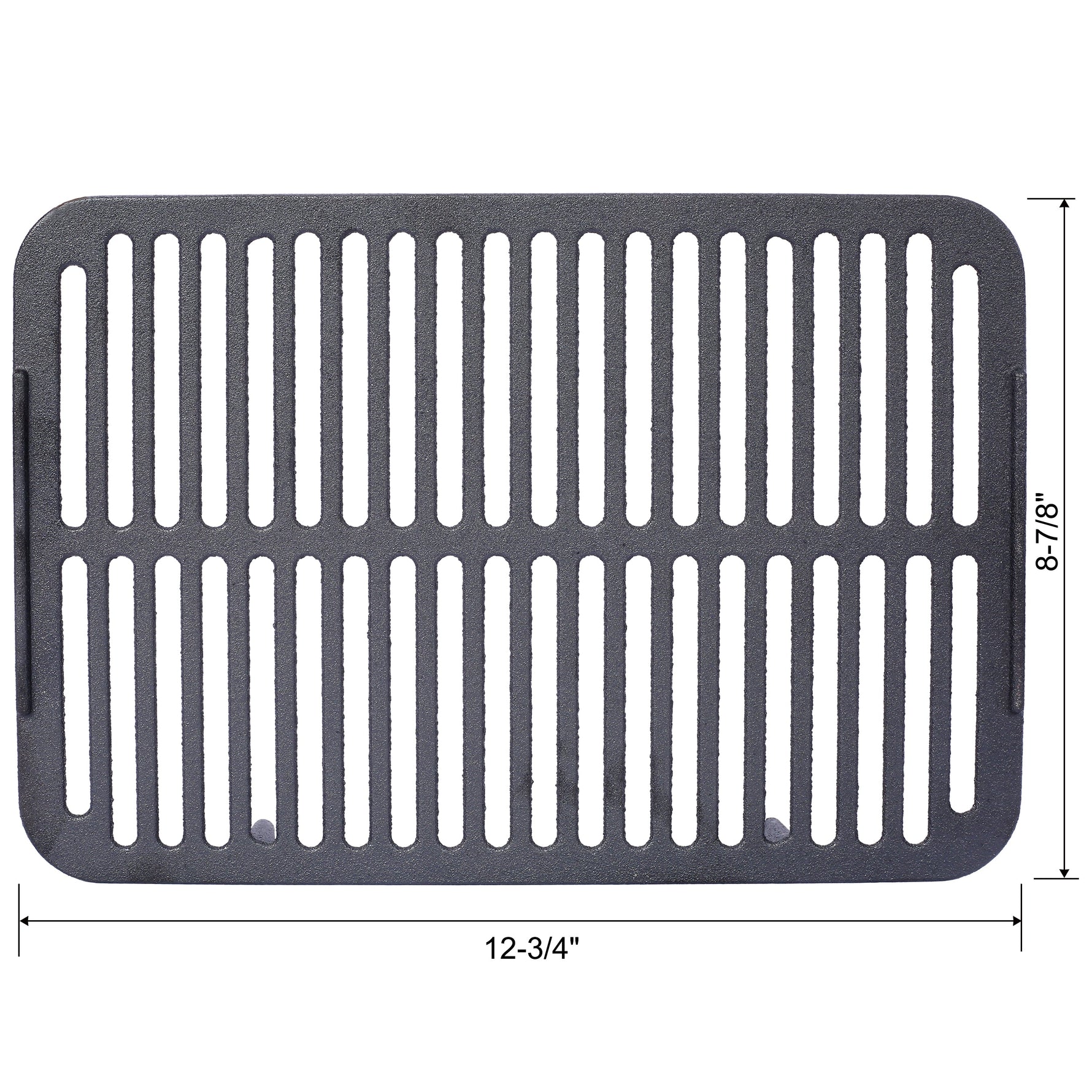 Oval Cast Iron Grill Outdoor Portable Charcoal Tabletop Skillet