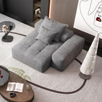 Modern Oversized Modular Sectional Sofa with Sparkling Chenille Fabric