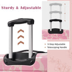 Hardshell Luggage Sets 3-Pcs Spinner Suitcase with TSA Lock