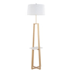 Cosmo Shelf Contemporary Glam Floor Lamp