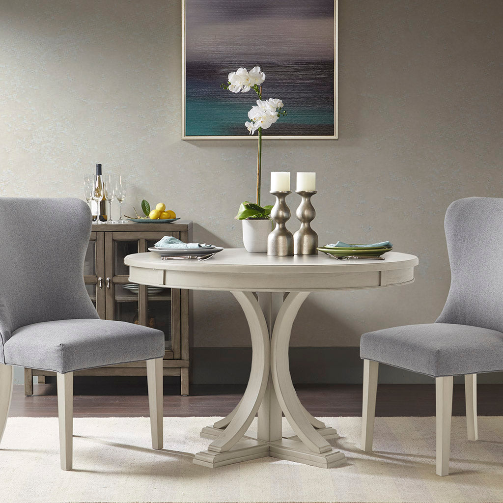 44" Round Dining Table With Pedestal Base