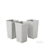 Stackable Tapered Planters, Set of 3 Outdoor Planters