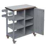 Foldable Outdoor Kitchen Island Patio Kitchen Cart