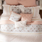 9 Piece Cotton Percale Comforter Set Blush