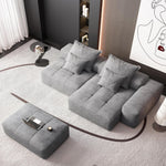 Modern Oversized DIY Combination Modular Sectional Sofa With Pillows