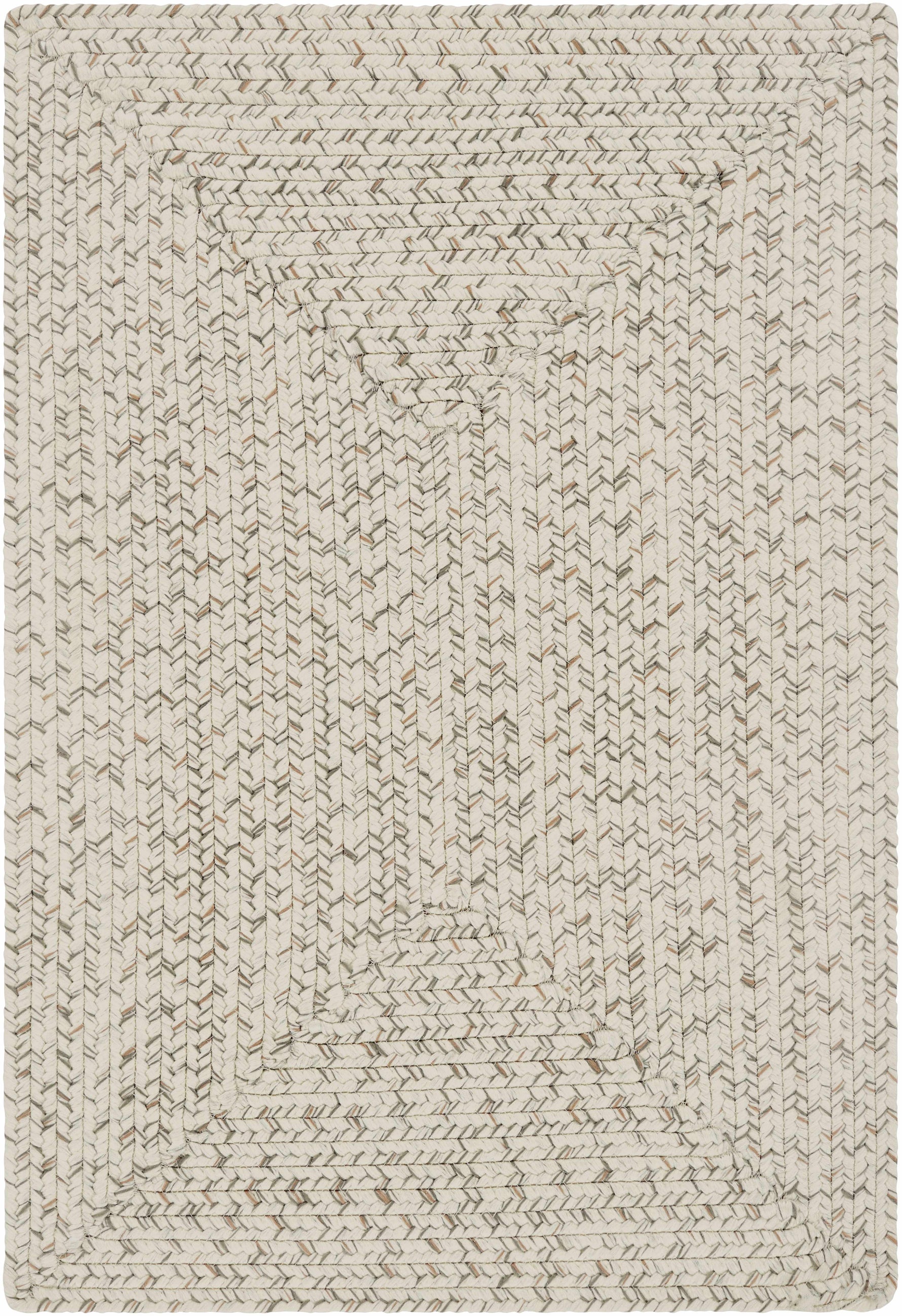 Beige Braided Faux Jute Outdoor Rug