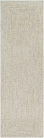Beige Braided Faux Jute Outdoor Rug