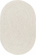 Beige Braided Faux Jute Outdoor Rug