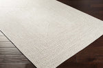 Beige Braided Faux Jute Outdoor Rug