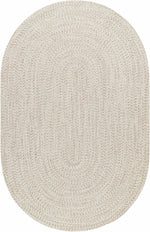 Beige Braided Faux Jute Outdoor Rug