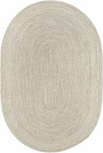 Beige Braided Faux Jute Outdoor Rug
