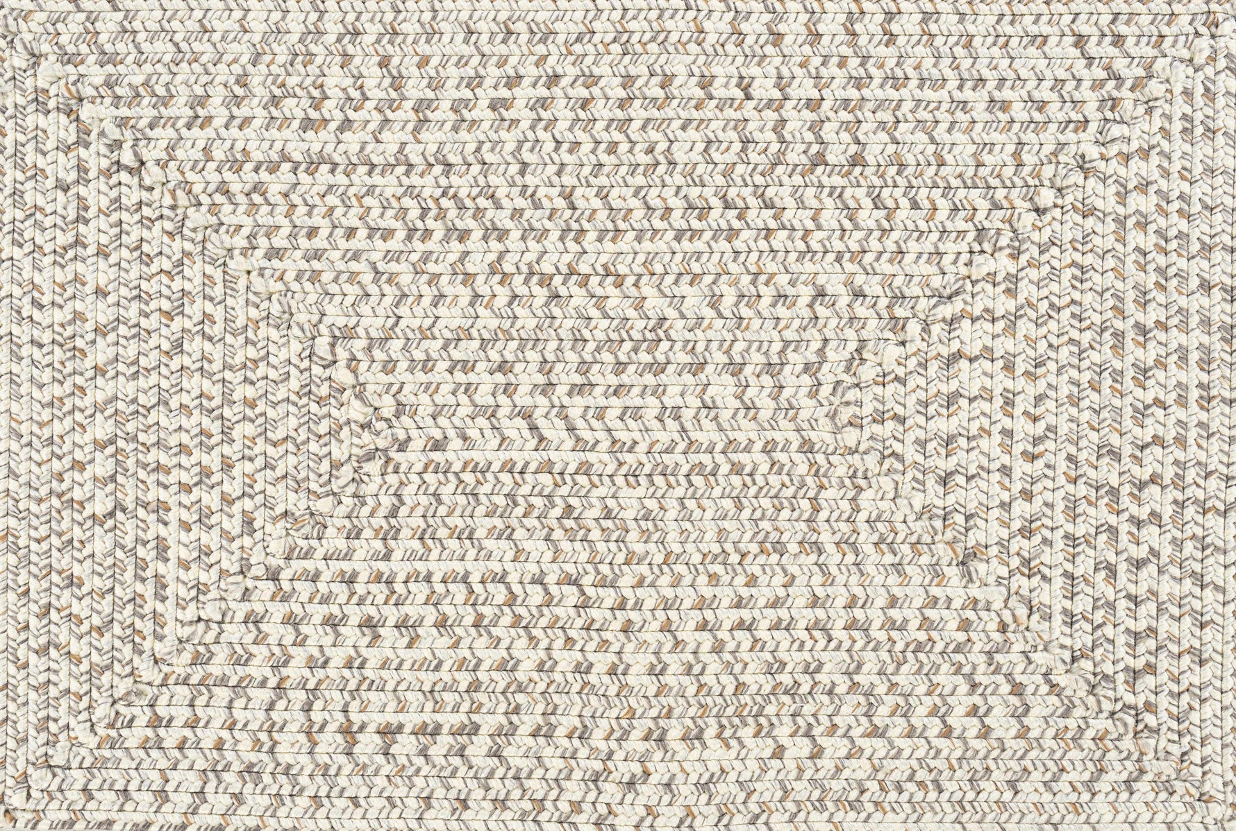 Beige Braided Faux Jute Outdoor Rug