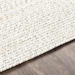 Beige Braided Faux Jute Outdoor Rug