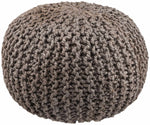 Hauenstein Knitted Jute Pouf