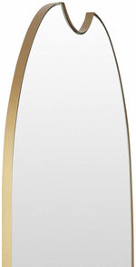 Escaudain Contemporary Gold Mirror - Clearance