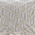 Oblong Decor Pillow Silver 22x15'