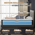 Home 10" Flexpedic Luxury Memory Foam & Pocket Spring Mattress