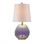 Iridescent Glass Table Lamp