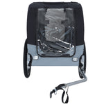 Large Folding Bike Trailer for Dogs – 66LB Capacity All-Terrain Pet Carrier