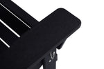 Folding Adirondack Chair with Side Table, 3-Piece Set