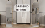 The 4th Generation Floor Mounted Full Length Mirror with Gold Frame
