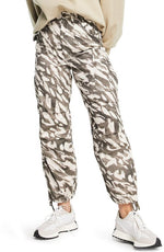 Topshop High Waist Cotton Utility Pants in Stone, Size 6 Us