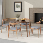 Elegant Dining Chairs With Ergonomic Backrest & Comfort Cushions (Set of 2)