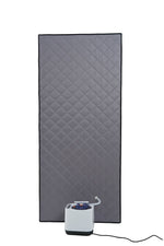 Portable Grey Mini Plus style Steam Sauna tent–Personal Home Spa, with Steam Generator, Remote Control, Foldable Chair, PVC pipes. Easy to Install,fast heating, with FCC & UL Certification