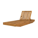 Acacia Wood Chaise Lounge with Cushion