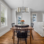 17' Chrome Crystal Pendant Chandelier