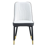 Modern Dining Chair With Metal Leg
