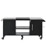K&K 72.4' Large Grill Table for Big Green Egg