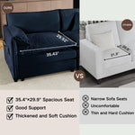 Modular Sectional Sofa Oversized Deep Seat L Shaped Couch Set for Living Room