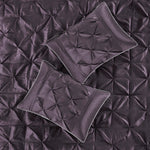 7 Piece Tufted Comforter Set Plum California King