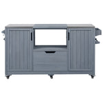 K&K 66.5" Outdoor Kitchen Island for Big Green Egg Grills