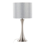 Lenuxe 24" Contemporary Metal Table Lamp Set