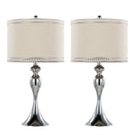 Ashland 27" Contemporary Metal Table Lamp - Set of 2