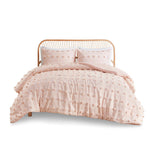 Full/Queen Clip Jacquard Comforter Set
