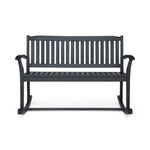 Baxter Rocking Loveseat - Dark Gray