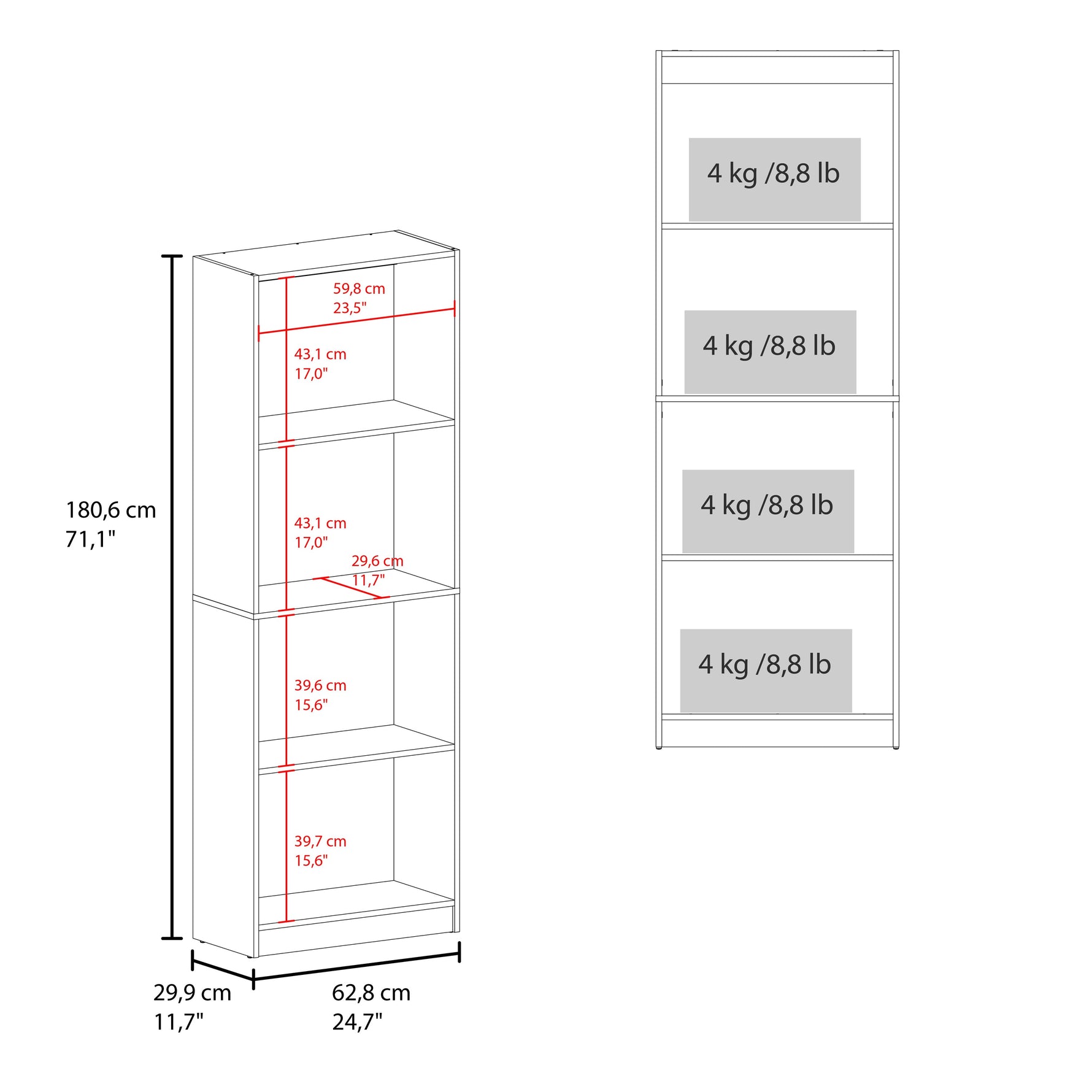 Storage Bookcase